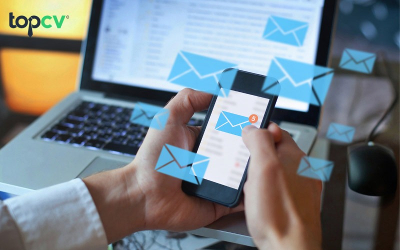 Sử dụng bố cục email phù hợp sẽ giúp bạn để lại ấn tượng tốt hơn với HR