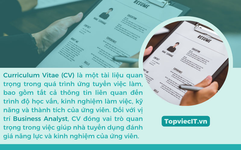 CV Business Analyst cần được trình bày ngắn gọn, súc tích, dễ đọc